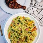 Fried rice with chicken